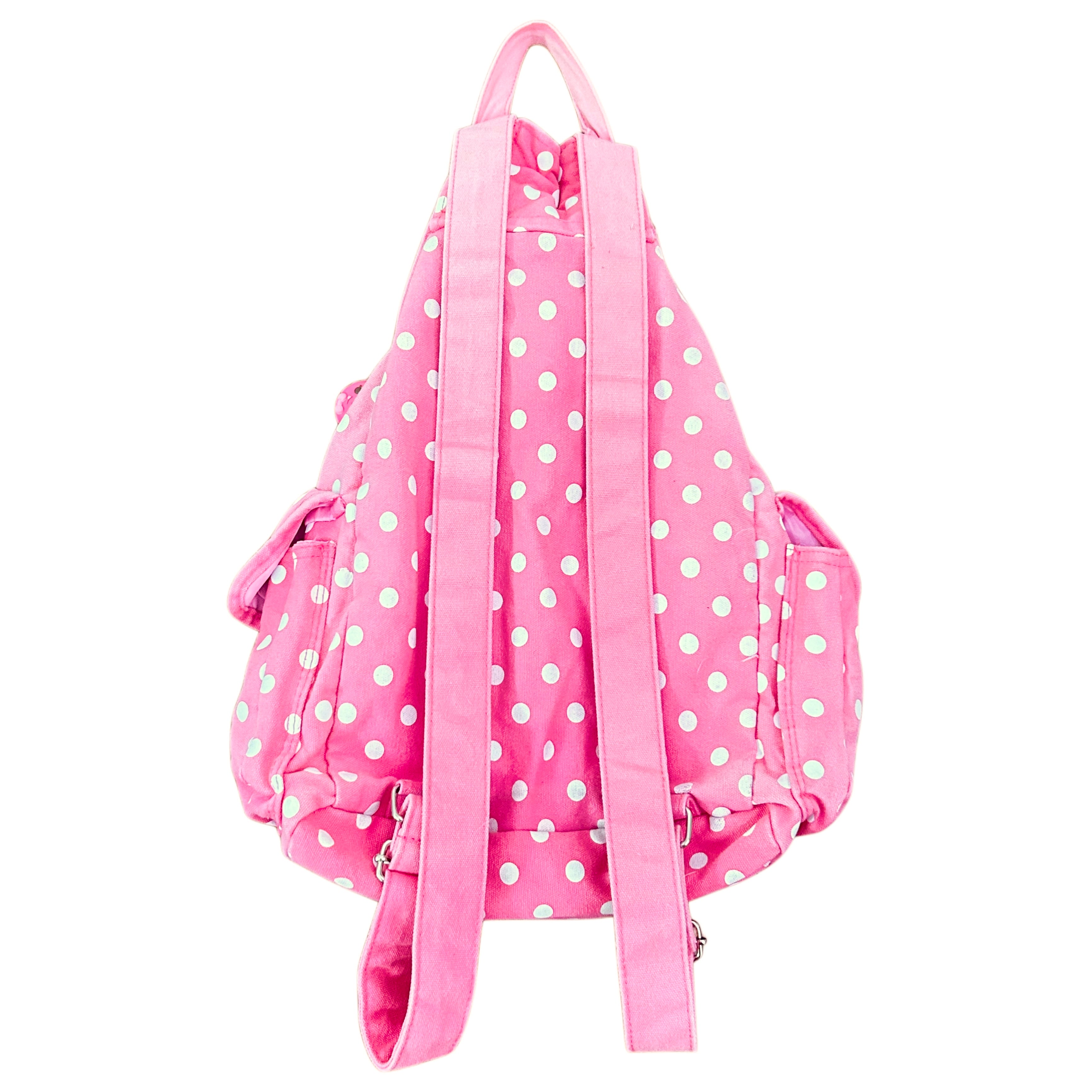 EXTREMELY RARE Heisei Retro Pink Polka Dot Backpack