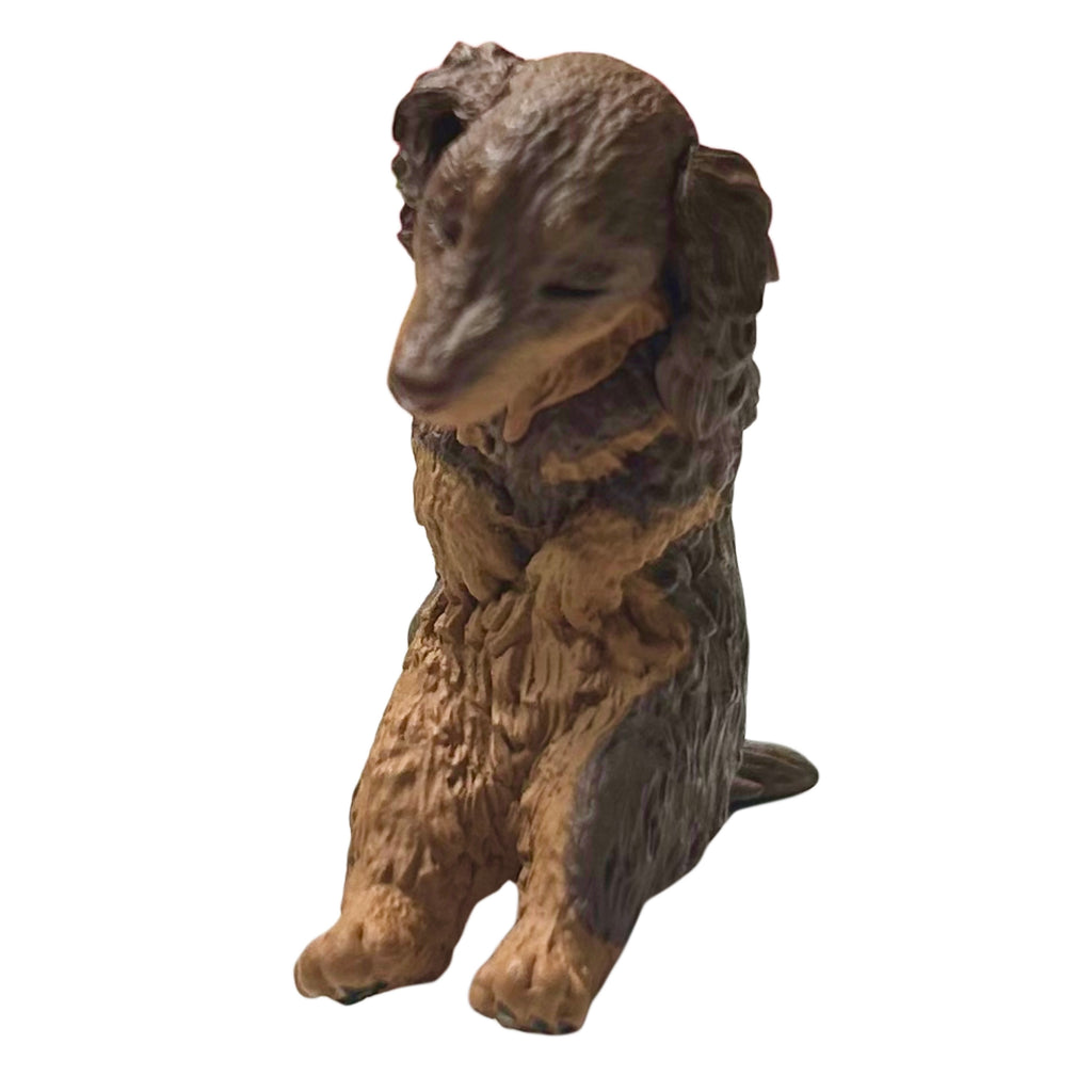 Sitting Dogs Gashapon Keychain