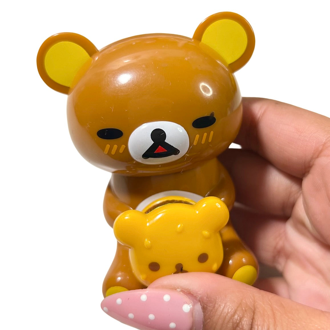 Japan Rilakkuma Mcdonald's Happy Meal Burger Clock Fidget Toy