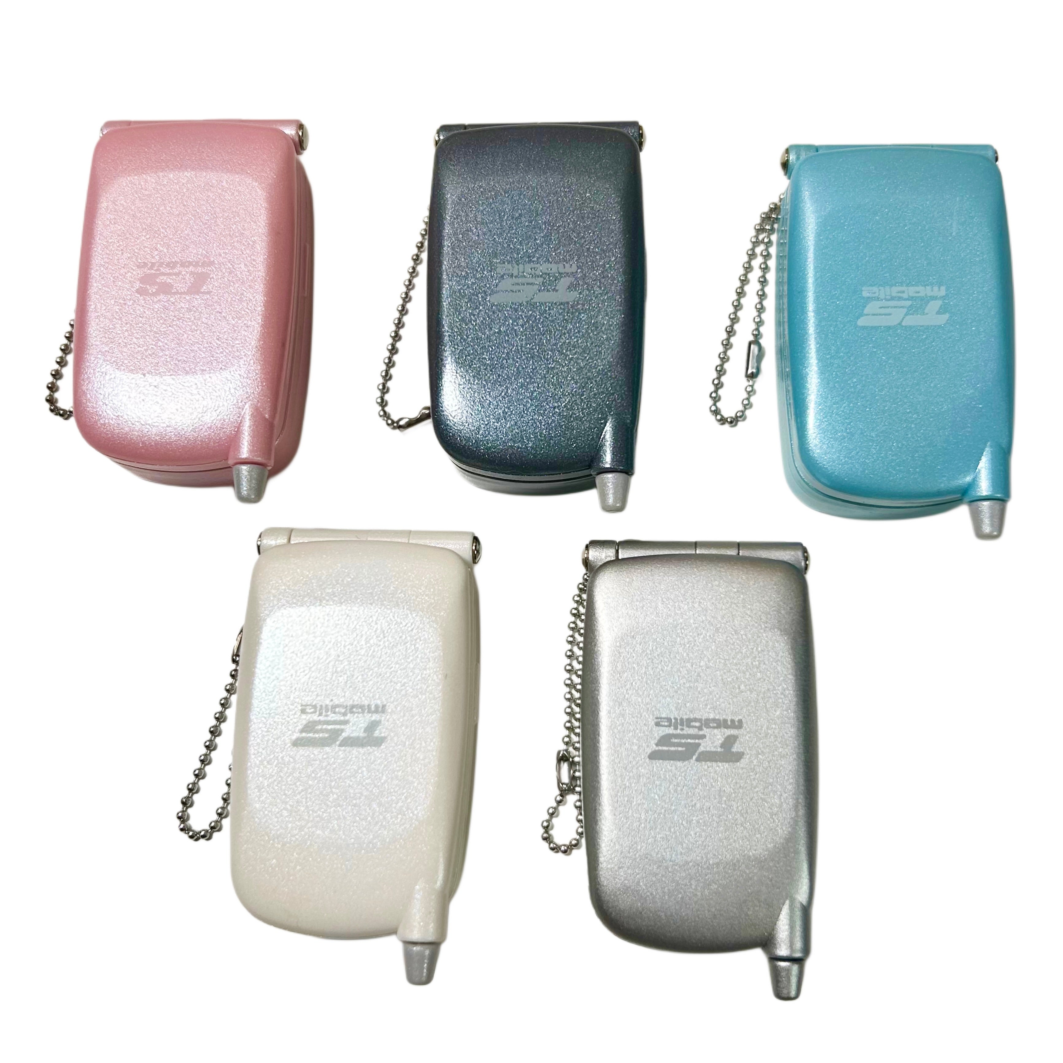 Audio Recording Flip Phone Gashapon Keychain
