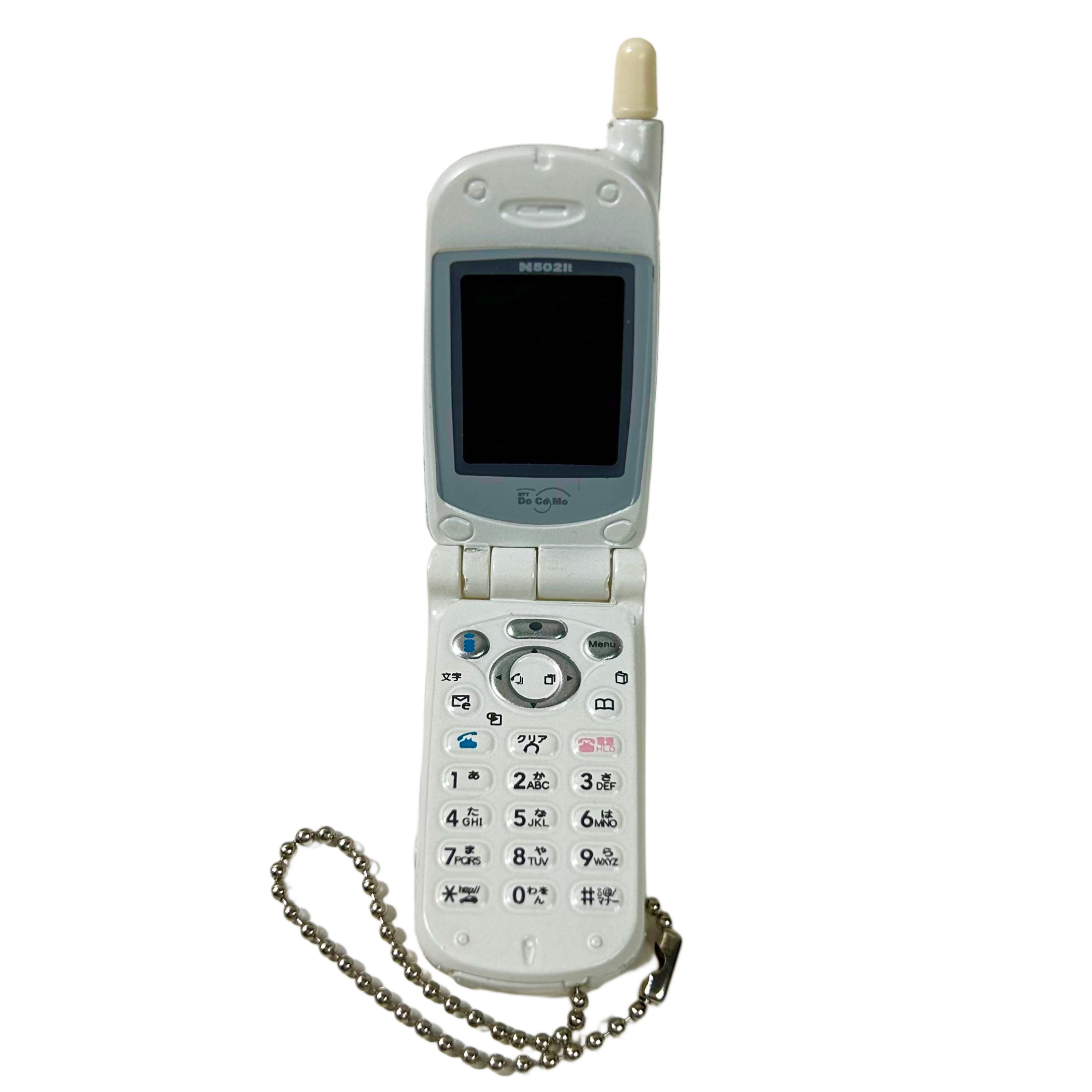 Docomo NEC N502it Flip Phone Keychain Gashapon