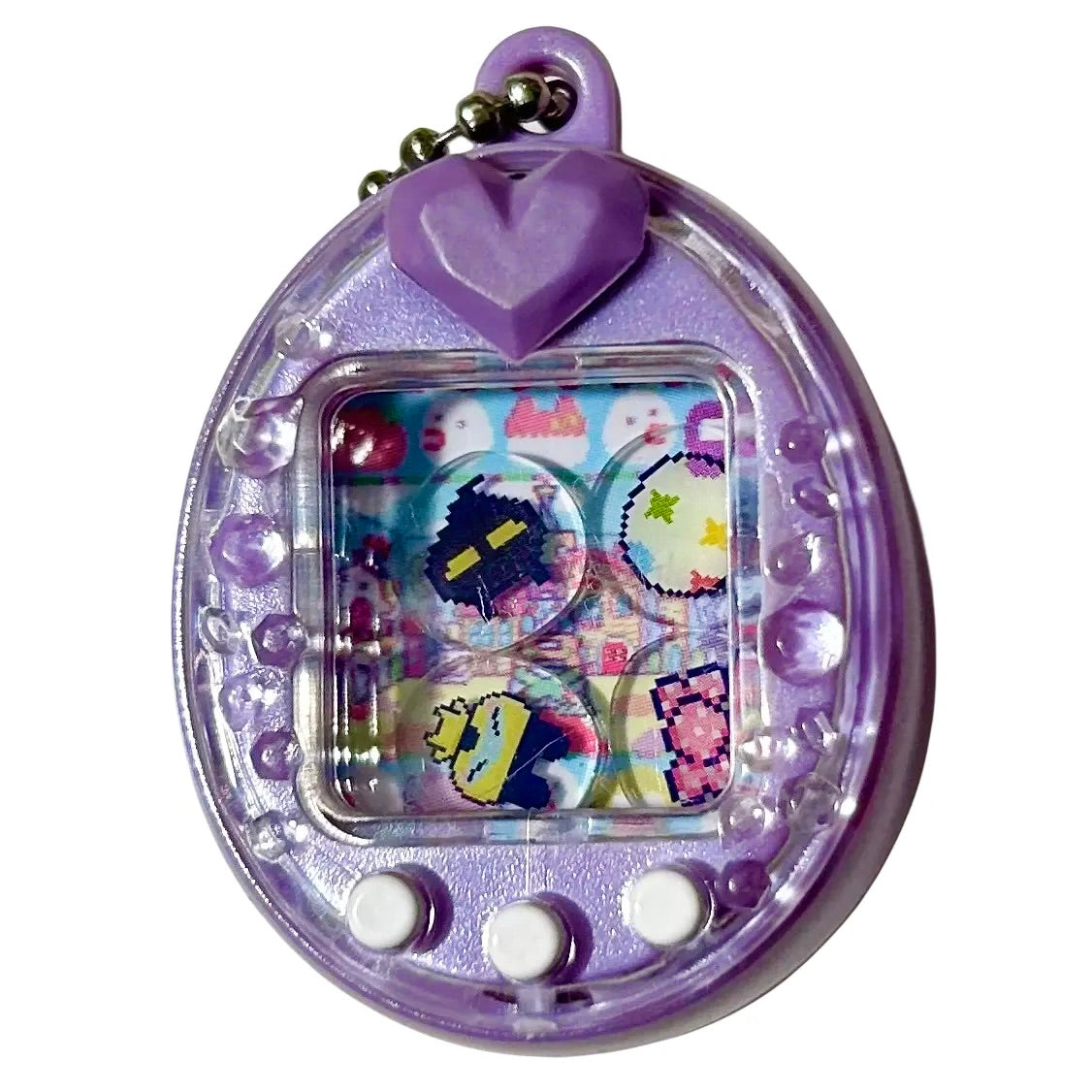 Purple Mametchi Tamagotchi Shaker Gashapon