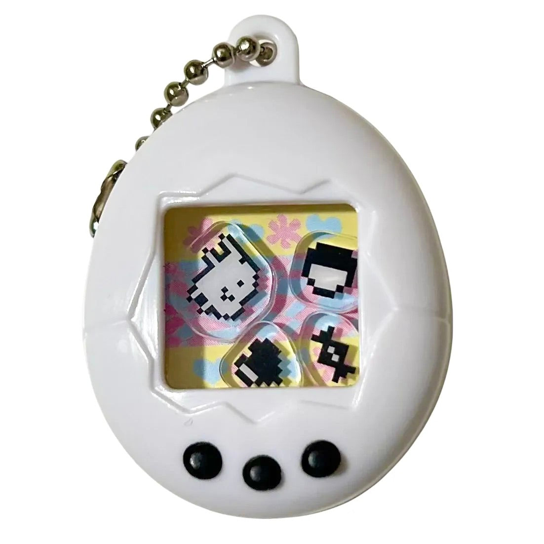 White Kuchipatchi Tamagotchi Shaker Gashapon