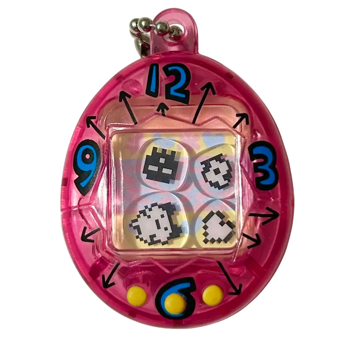 Red Clock Tamagotchi Shaker Gashapon