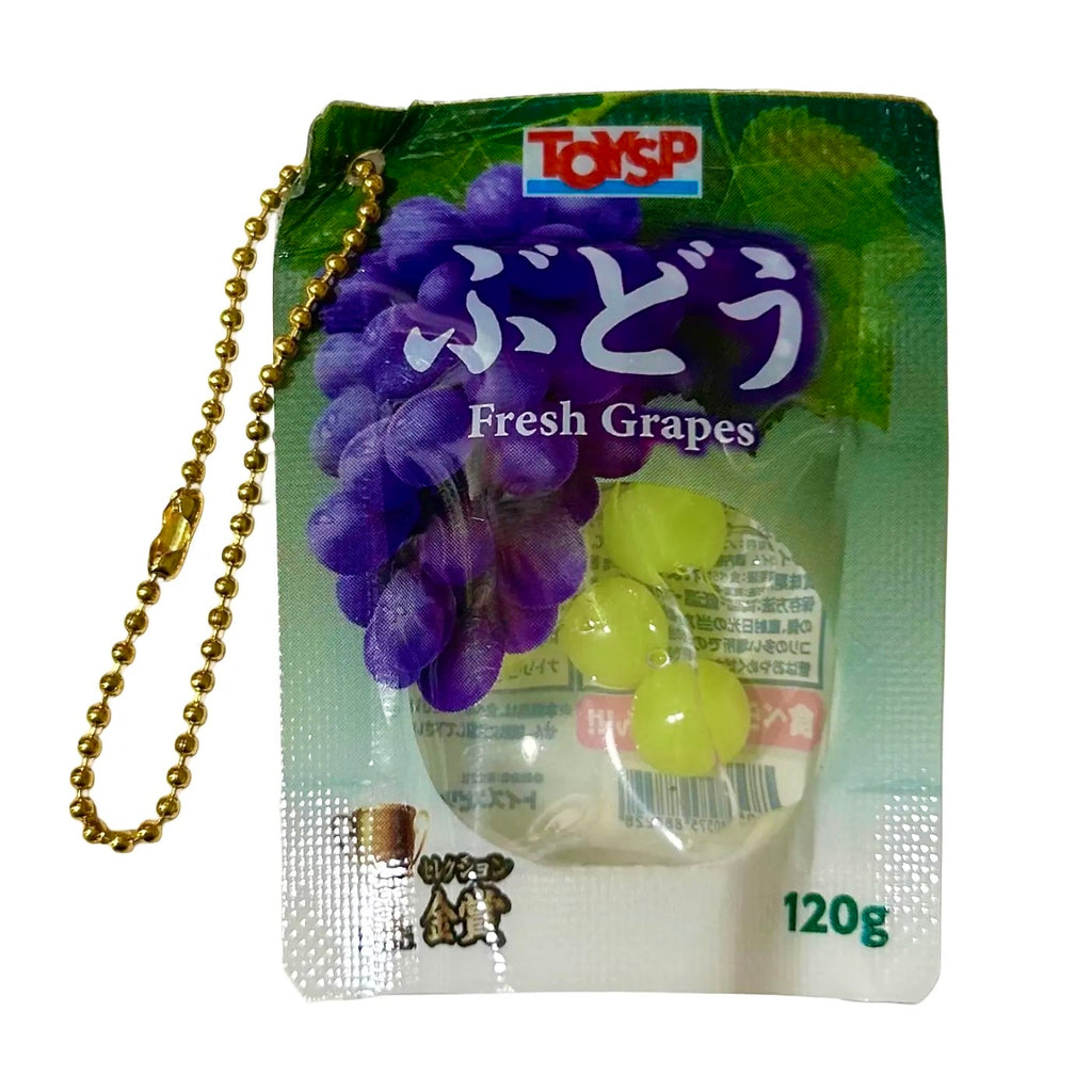 Squishy Fruit Package Gashapon Keychain