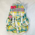 Heisei Retro Rainbow Checkered Backpack