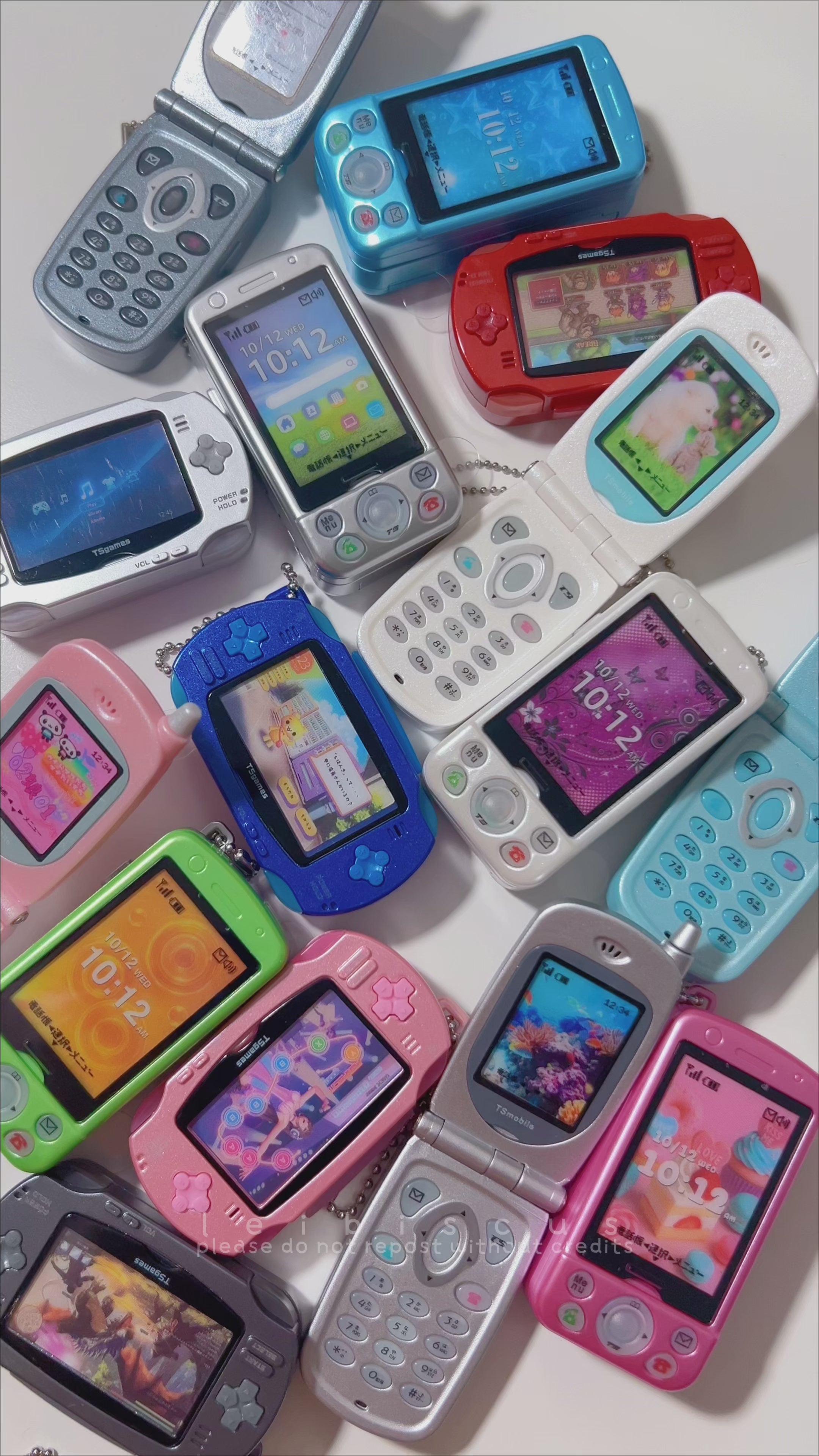 TSgames HandHeld Console Audio Recording Gashapon Keychain