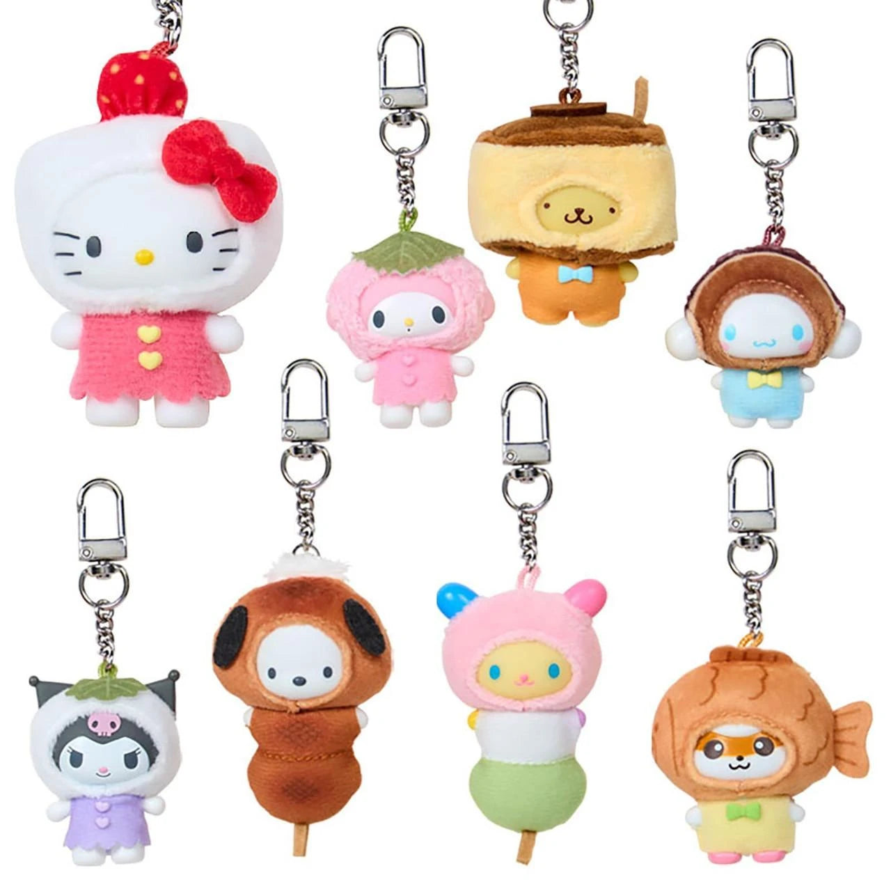 Sanrio Chibittomo Japanese Dessert Series Blind-box Keychain